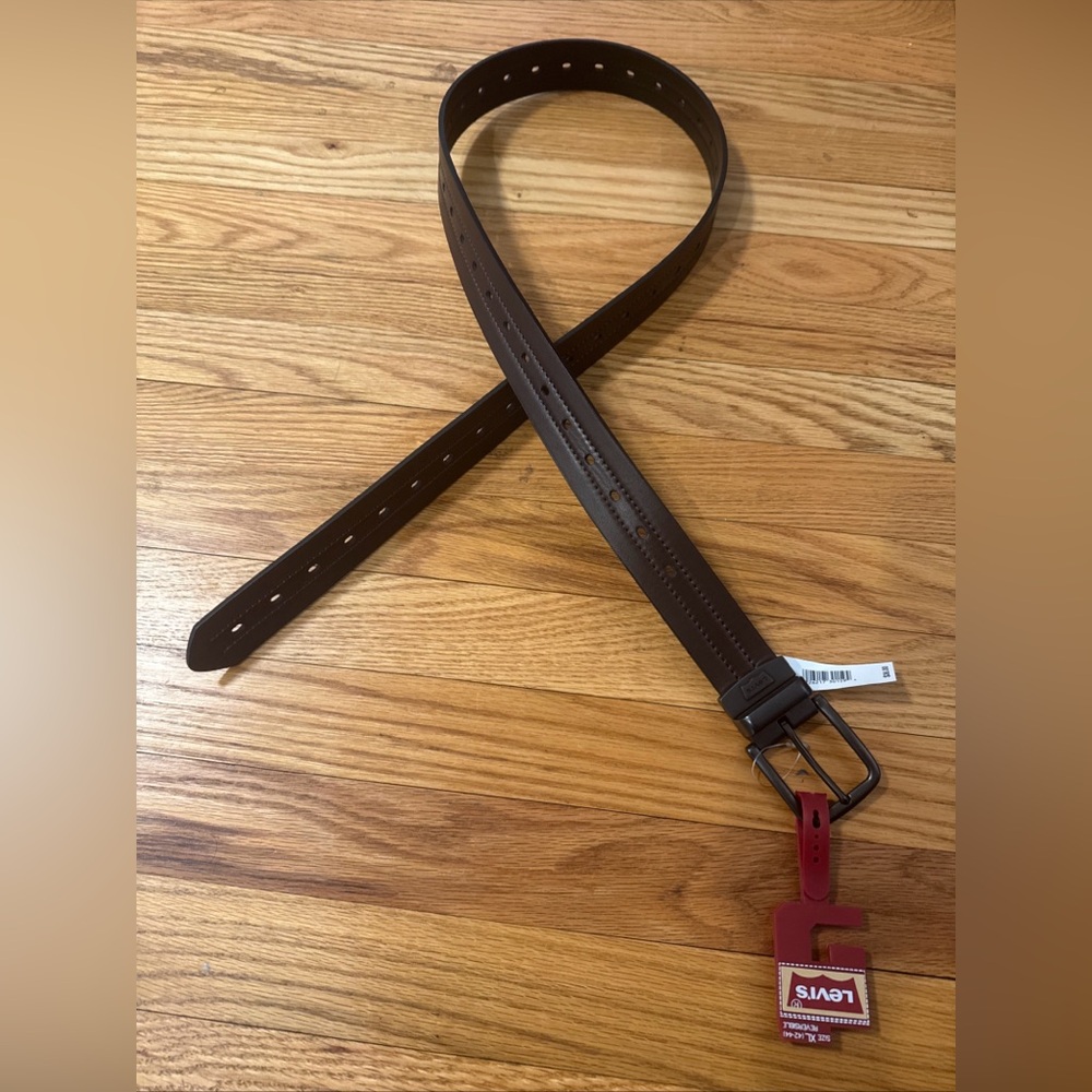 Levi's Brown Leather Belt for Men XL (42-44)